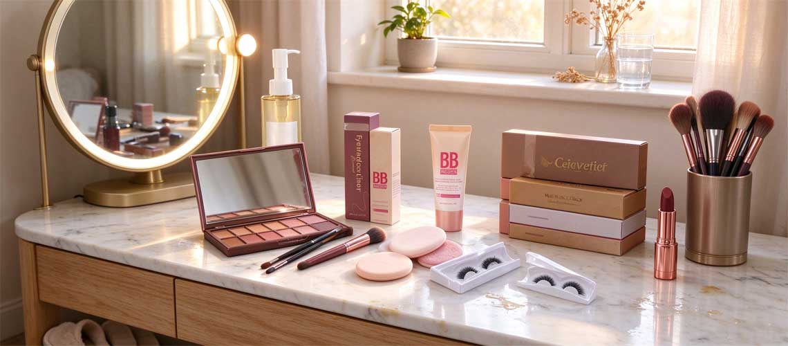 Makeup Essentials – BB Creams, Palettes, Brushes & False Lashes