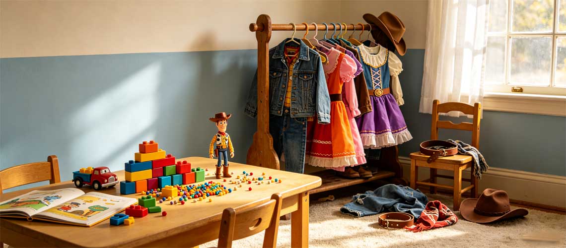 Toy Story Fancy Dress & Building Sets – Woody, Jessie, Gabby Gabby & More