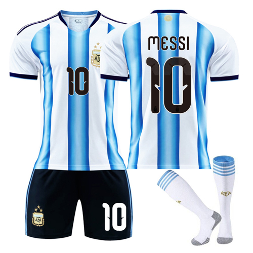 Kids 2026 World Cup Messi Football Kit with Socks