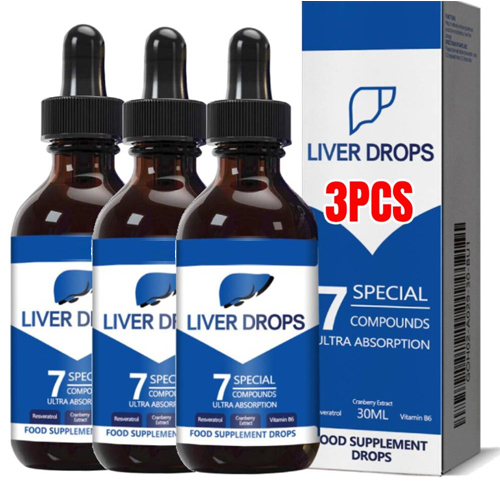 3pcs Liver Drops Ultra Absorption Body Care Support Liver Cleanse Detox